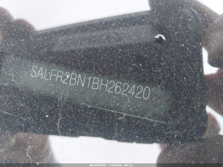 2011 Land Rover Lr2 VIN: SALFR2BN1BH262420 Lot: 43755302