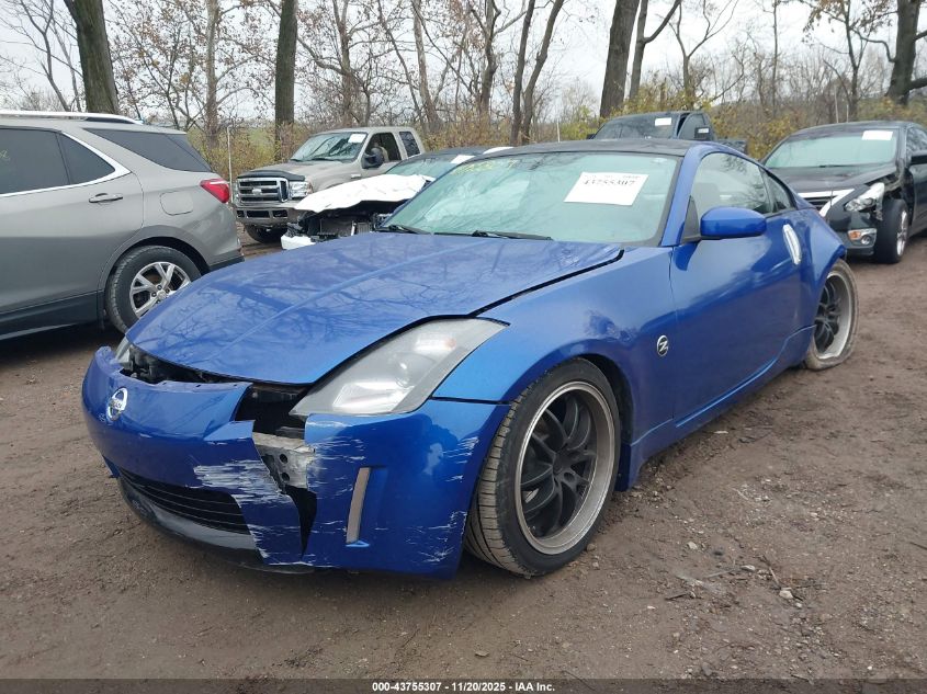2003 Nissan 350Z VIN: JN1AZ34D43T109382 Lot: 43755307