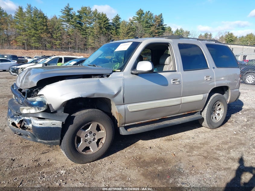 2005 Chevrolet Tahoe Lt VIN: 1GNEK13T05R106826 Lot: 43755365