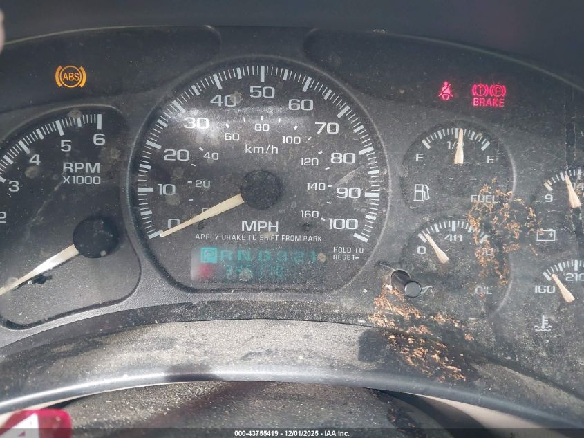 2001 GMC Yukon Xl 1500 Slt VIN: 3GKEC16T11G274720 Lot: 43755419