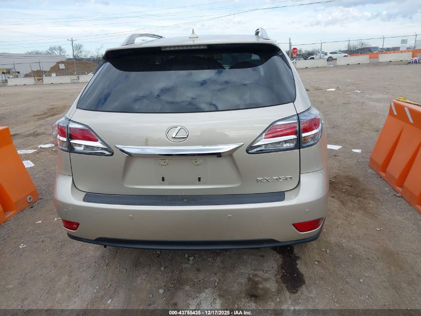 2013 Lexus Rx 350 VIN: 2T2ZK1BA7DC125212 Lot: 43755435