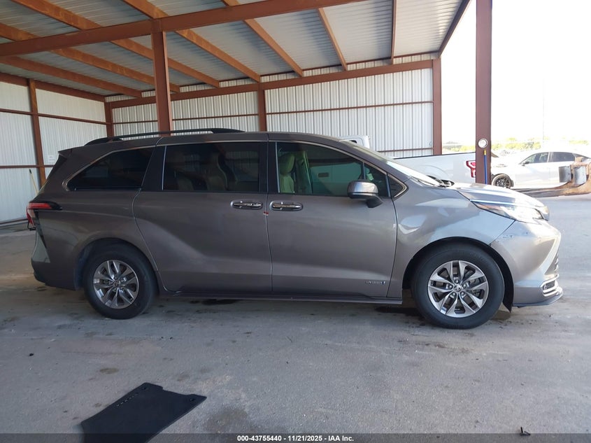 2021 Toyota Sienna Xle VIN: 5TDYRKEC6MS062366 Lot: 43755440