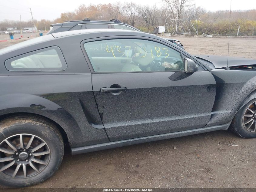 2005 Ford Mustang V6 Deluxe/V6 Premium VIN: 1ZVFT80NX55150149 Lot: 43755483