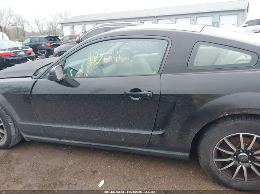 2005 Ford Mustang V6 Deluxe/V6 Premium VIN: 1ZVFT80NX55150149 Lot: 43755483