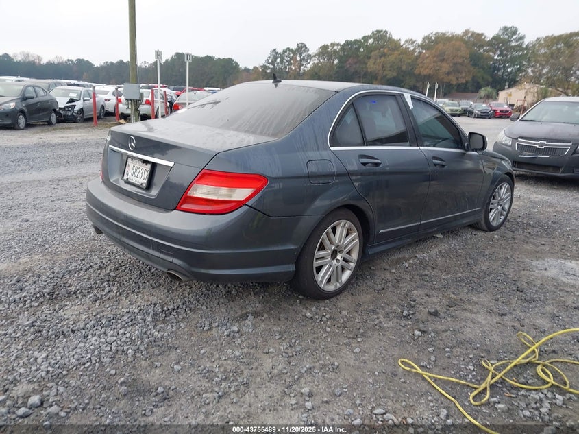 WDDGF54X88R030653 2008 MERCEDES-BENZ C-KLASSE photo no. 4