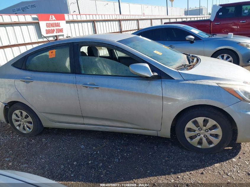 2016 Hyundai Accent Se VIN: KMHCT4AE7GU140583 Lot: 43755573
