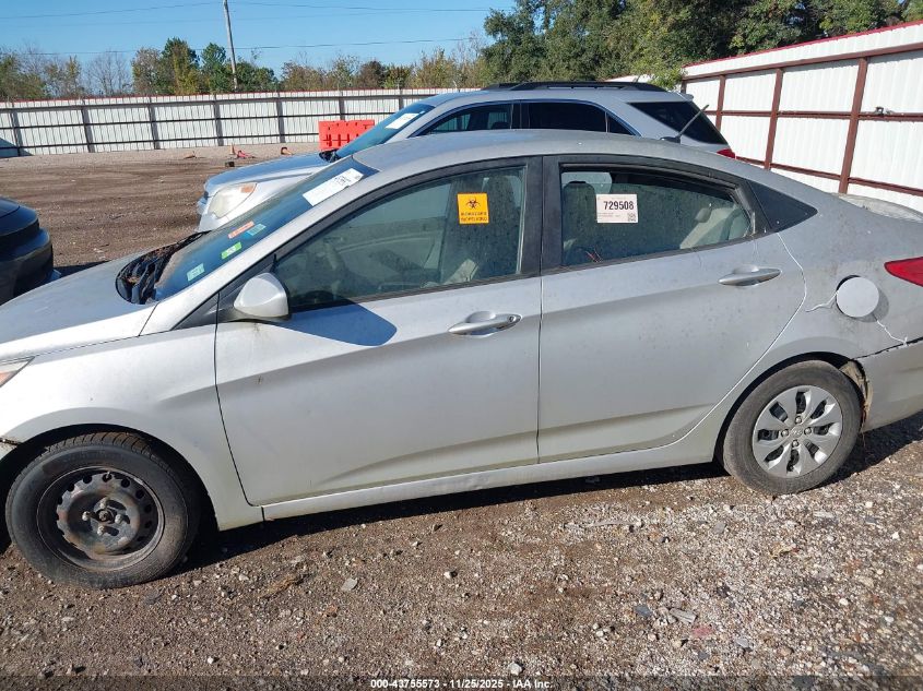 2016 Hyundai Accent Se VIN: KMHCT4AE7GU140583 Lot: 43755573