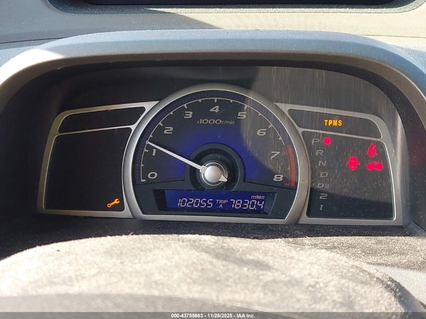 2008 Honda Civic Lx VIN: 2HGFA16588H520567 Lot: 43755663