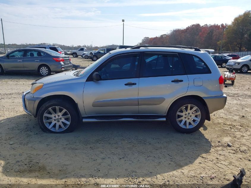 2003 Toyota Rav4 VIN: JTEHH20V930237993 Lot: 43755697