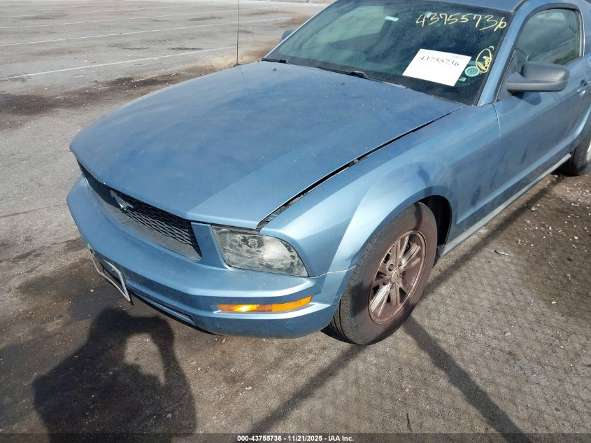 2007 Ford Mustang V6 Deluxe/V6 Premium VIN: 1ZVFT80N575289186 Lot: 43755736