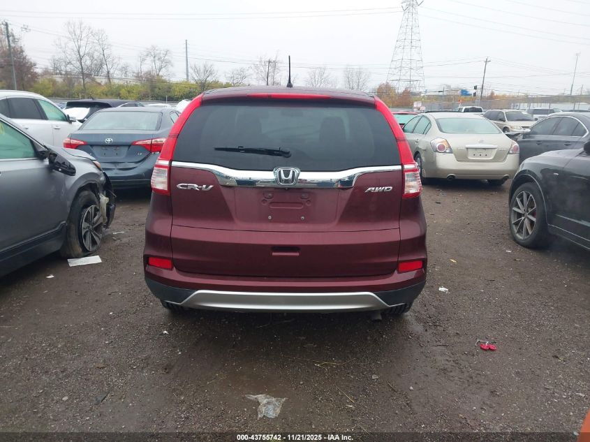 2015 Honda Cr-V Ex VIN: 2HKRM4H51FH674740 Lot: 43755742