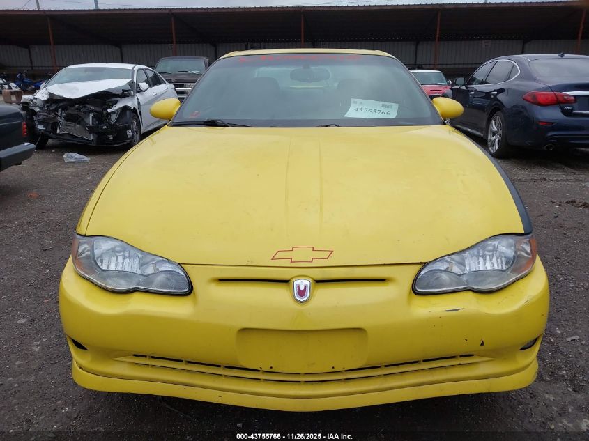 2004 Chevrolet Monte Carlo Supercharged Ss VIN: 2G1WZ151649175705 Lot: 43755766