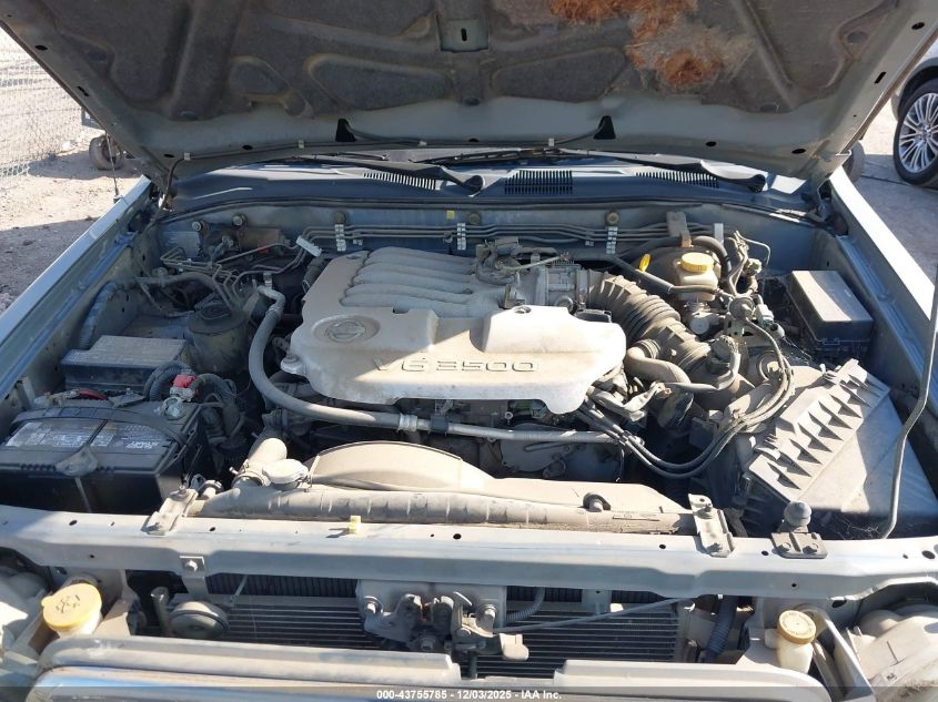 2003 Nissan Pathfinder Le VIN: JN8DR09X43W707647 Lot: 43755785