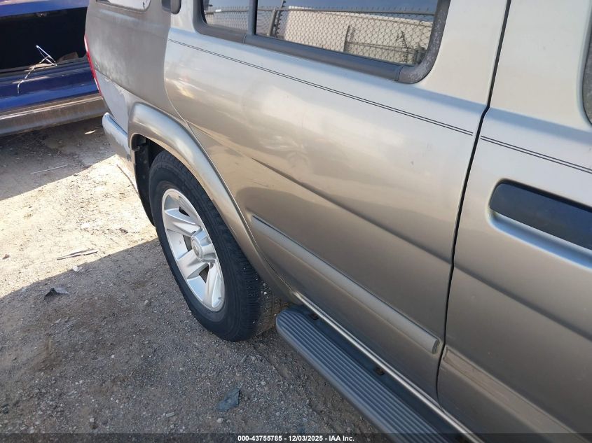 2003 Nissan Pathfinder Le VIN: JN8DR09X43W707647 Lot: 43755785