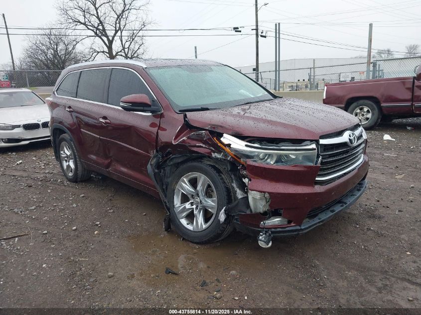 TOYOTA HIGHLANDER LIMITED V6