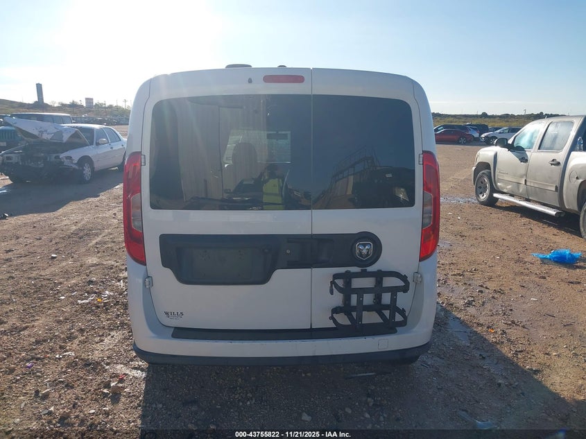 2016 Ram Promaster City Tradesman Slt VIN: ZFBERFBT4G6C86079 Lot: 43755822