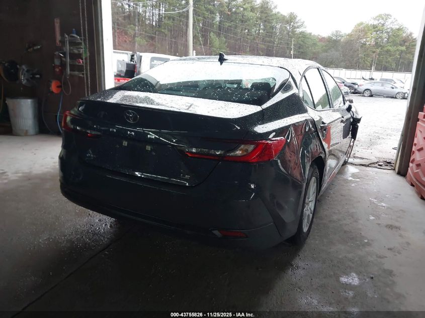 2026 Toyota Camry Le VIN: 4T1DAACK3TU210683 Lot: 43755826