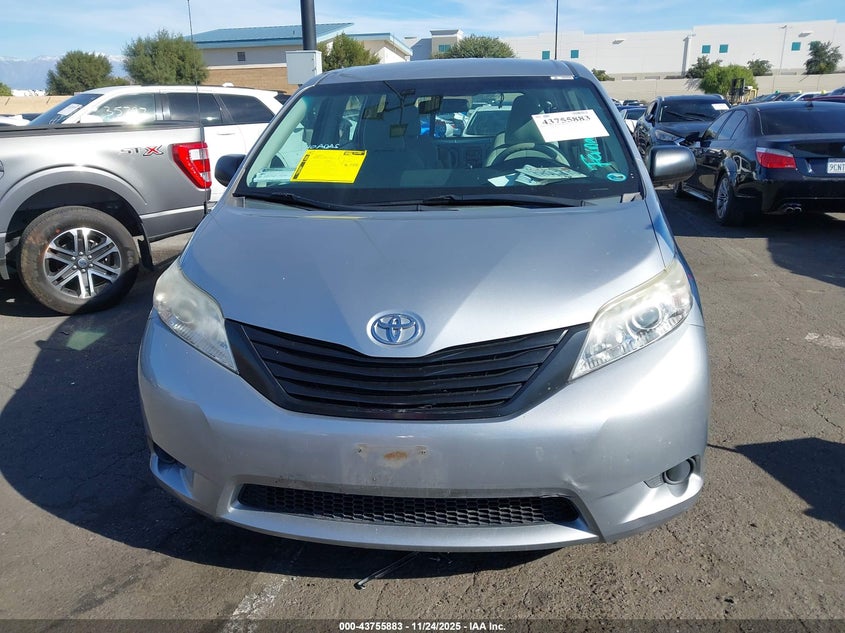2014 Toyota Sienna L V6 7 Passenger VIN: 5TDZK3DC9ES465663 Lot: 43755883