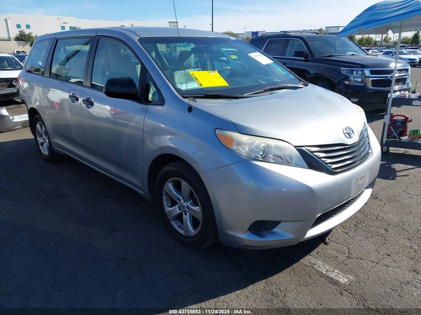 2014 Toyota Sienna L V6 7 Passenger VIN: 5TDZK3DC9ES465663 Lot: 43755883