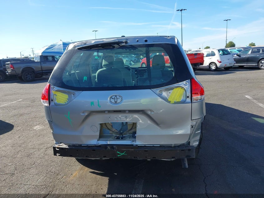 2014 Toyota Sienna L V6 7 Passenger VIN: 5TDZK3DC9ES465663 Lot: 43755883