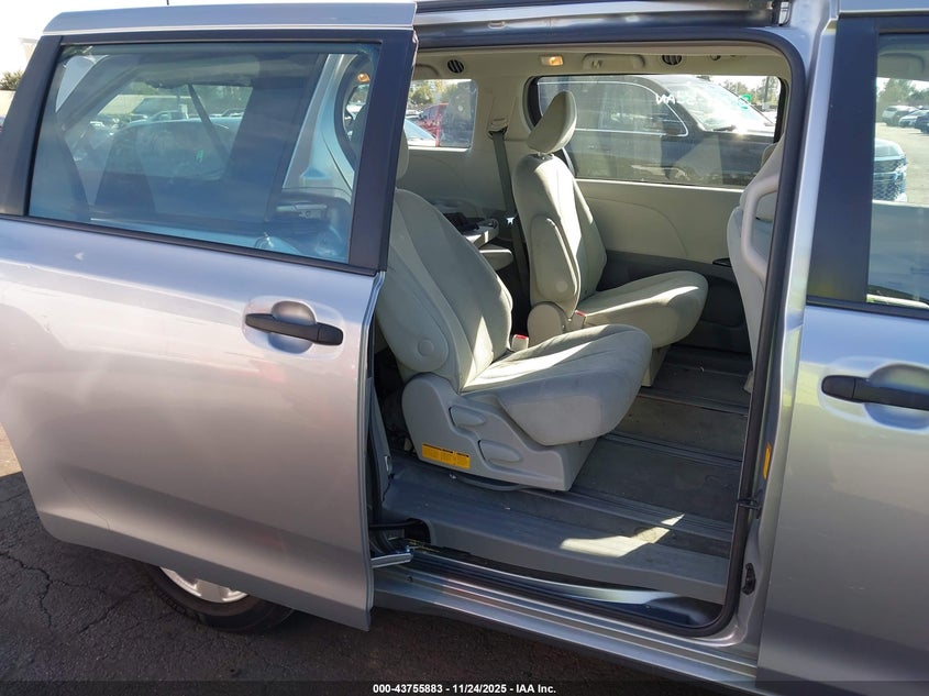 2014 Toyota Sienna L V6 7 Passenger VIN: 5TDZK3DC9ES465663 Lot: 43755883