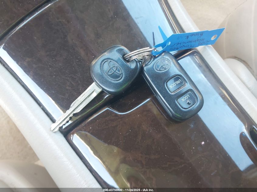 2003 Toyota Highlander Limited V6 VIN: JTEHF21A030121003 Lot: 43755920