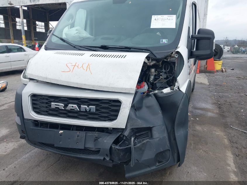 2019 Ram Promaster 2500 High Roof 159 Wb VIN: 3C6TRVDG0KE526749 Lot: 43755925