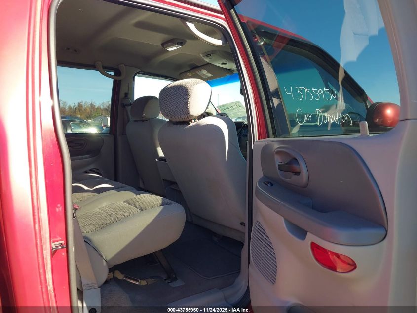 2002 Ford F-150 Lariat/Xlt VIN: 1FTRW08L32KA98937 Lot: 43755950