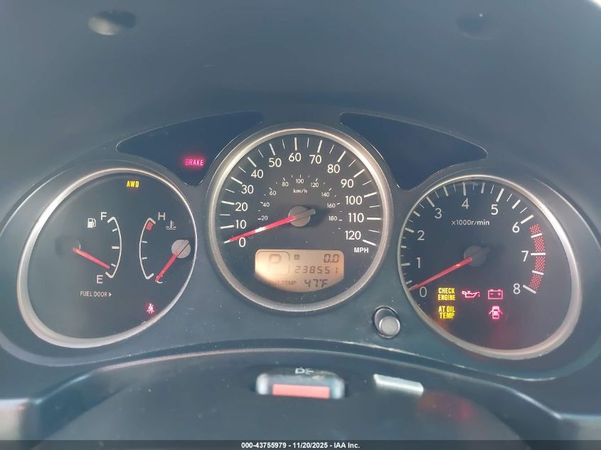 2005 Subaru Forester 2.5X VIN: JF1SG63605H707296 Lot: 43755979