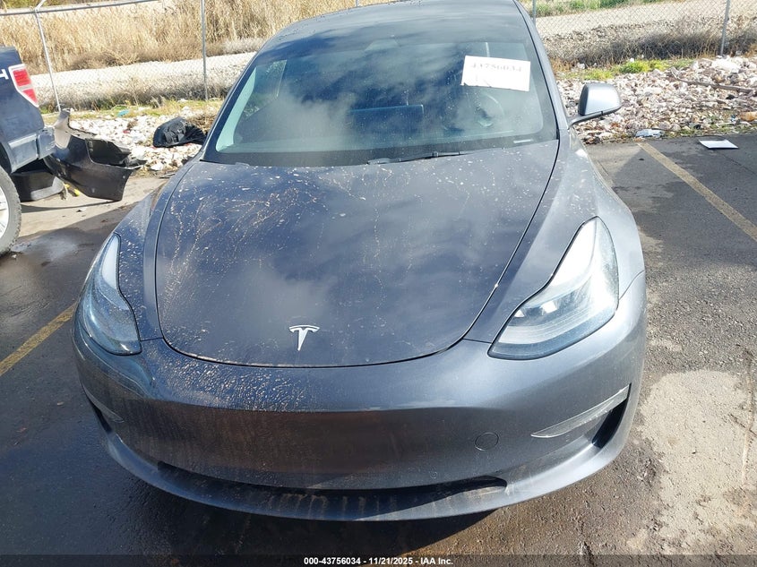 2022 Tesla Model 3 Long Range Dual Motor All-Wheel Drive VIN: 5YJ3E1EB0NF144414 Lot: 43756034