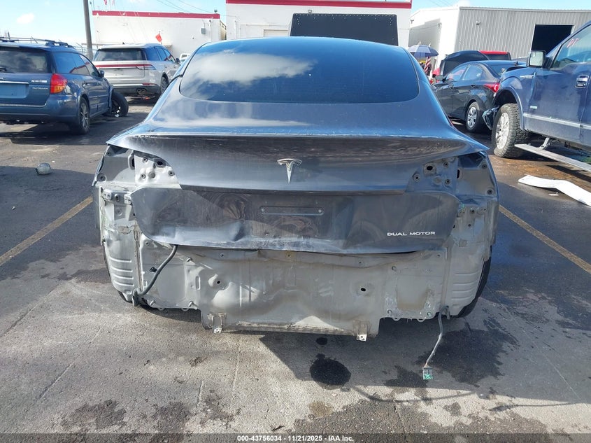 2022 Tesla Model 3 Long Range Dual Motor All-Wheel Drive VIN: 5YJ3E1EB0NF144414 Lot: 43756034