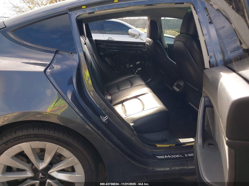 2022 Tesla Model 3 Long Range Dual Motor All-Wheel Drive VIN: 5YJ3E1EB0NF144414 Lot: 43756034