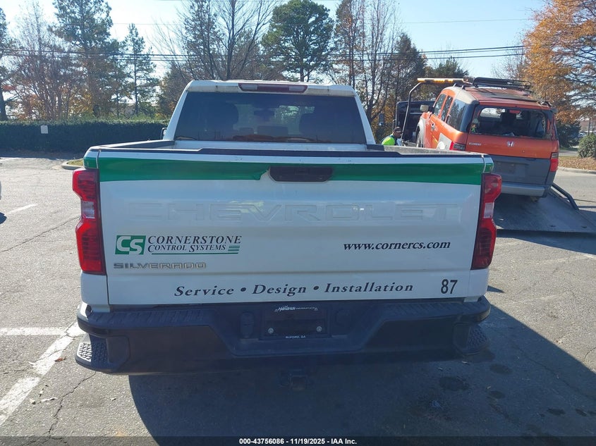 2021 Chevrolet Silverado 1500 4Wd Standard Bed Wt VIN: 1GCRYAEF6MZ354092 Lot: 43756086