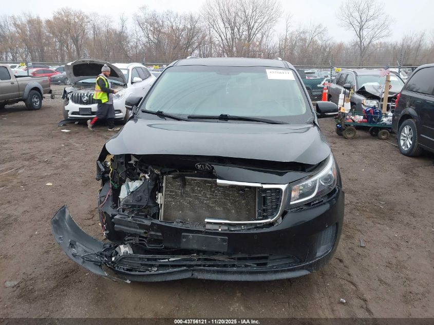 2017 Kia Sedona Lx VIN: KNDMB5C19H6324134 Lot: 43756121