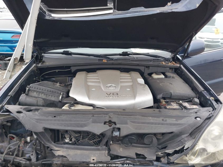 2005 Lexus Gx 470 VIN: JTJBT20X850087837 Lot: 43756122