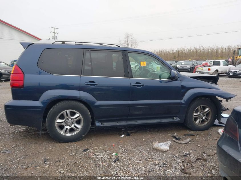 2005 Lexus Gx 470 VIN: JTJBT20X850087837 Lot: 43756122