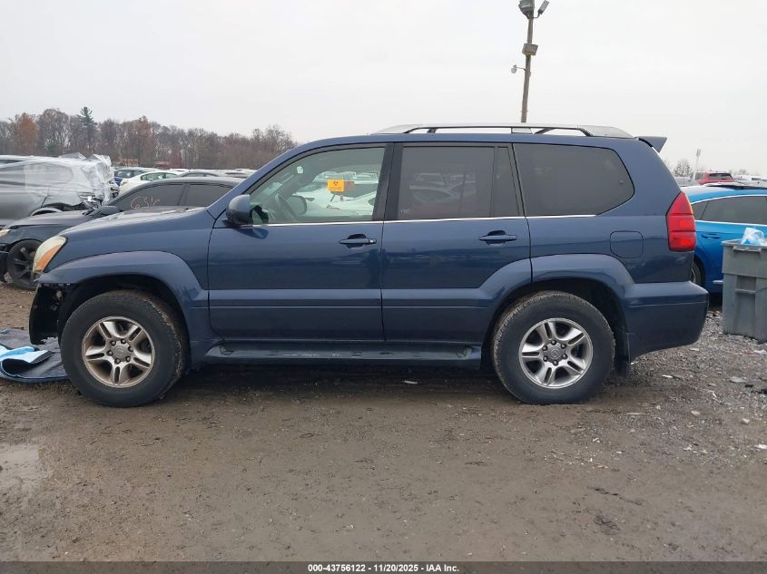2005 Lexus Gx 470 VIN: JTJBT20X850087837 Lot: 43756122
