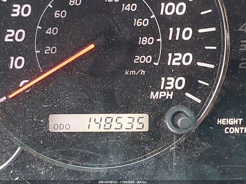 2005 Lexus Gx 470 VIN: JTJBT20X850087837 Lot: 43756122