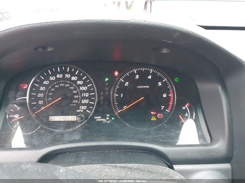 2005 Lexus Gx 470 VIN: JTJBT20X850087837 Lot: 43756122