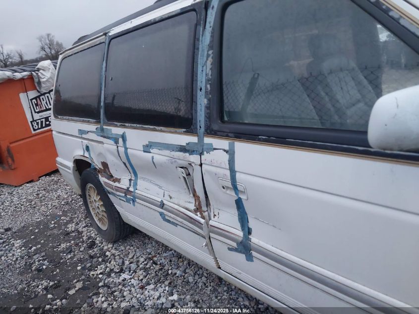 1993 Chrysler Town & Country VIN: 1C4GH54R1PX696513 Lot: 43756126