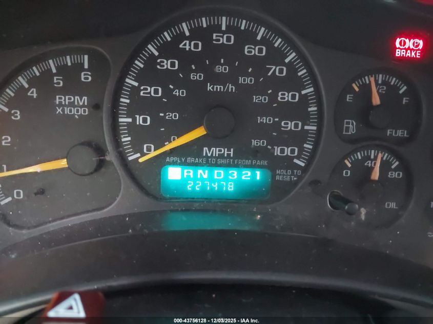 2001 GMC Yukon Xl 1500 Sle VIN: 3GKEC16T51G236004 Lot: 43756128