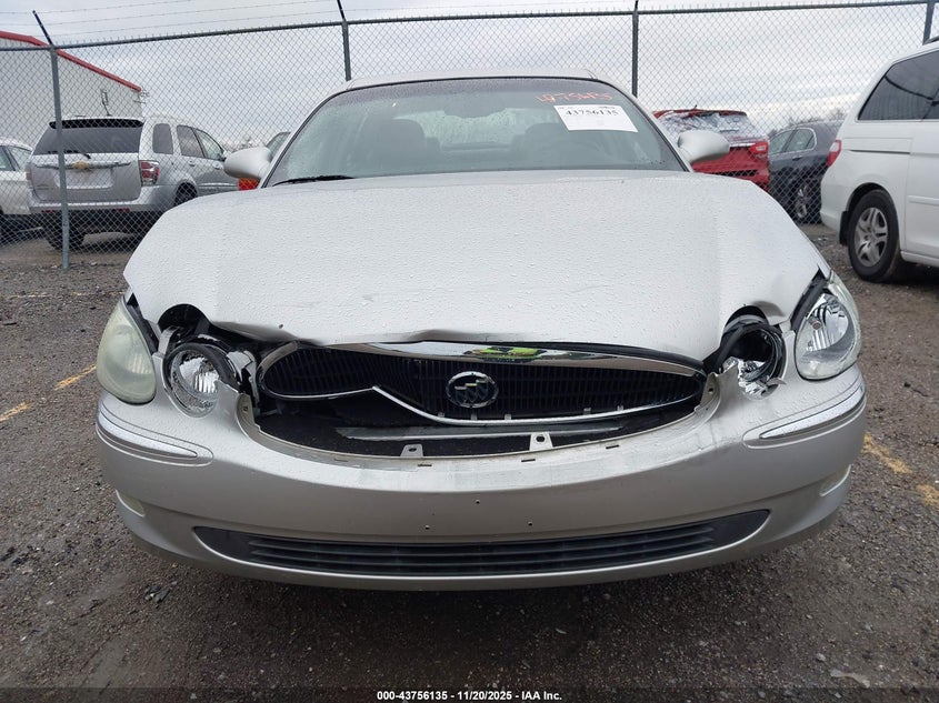 2006 Buick Lacrosse Cxl VIN: 2G4WD582161167252 Lot: 43756135