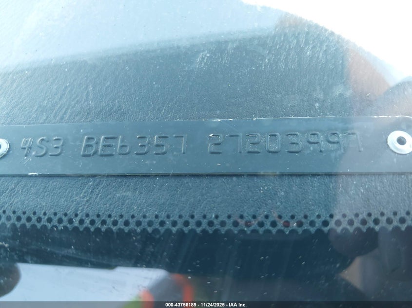 2002 Subaru Legacy L VIN: 4S3BE635727203997 Lot: 43756189