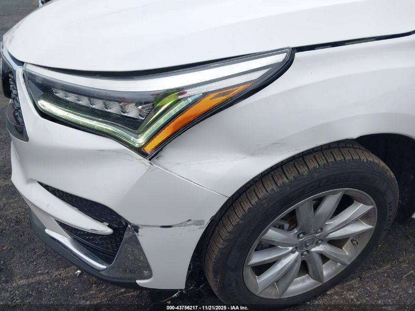 2020 Acura Rdx Standard VIN: 5J8TC1H3XLL011309 Lot: 43756217