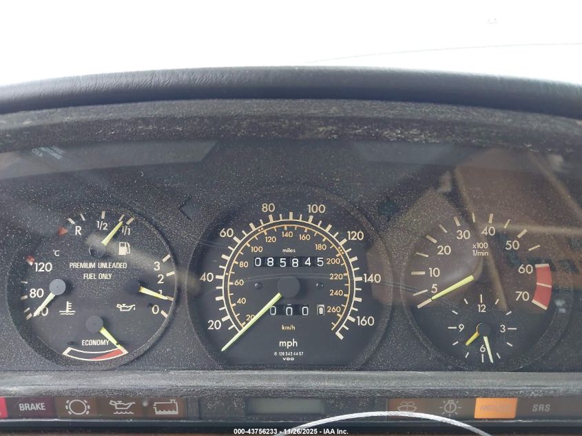 1987 Mercedes-Benz 560 Sel VIN: WDBCA39D0HA324846 Lot: 43756233