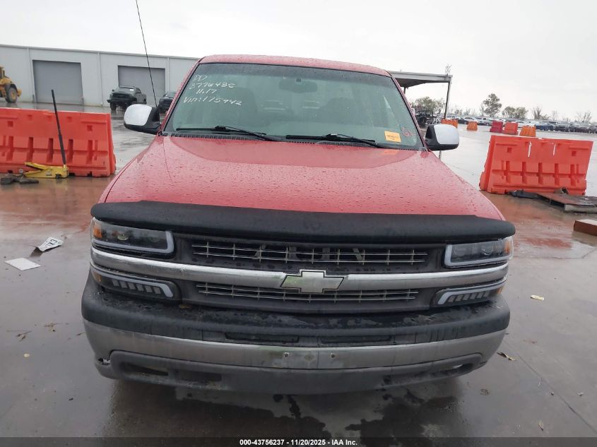 2000 Chevrolet Silverado 1500 Ls VIN: 2GCEC19T3Y1175942 Lot: 43756237