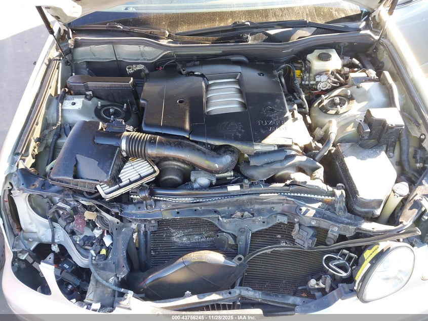 2000 Lexus Gs 400 VIN: JT8BH68X2Y0023361 Lot: 43756245