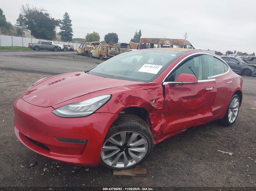 2018 Tesla Model 3 Long Range/Mid Range VIN: 5YJ3E1EA7JF061659 Lot: 43756292