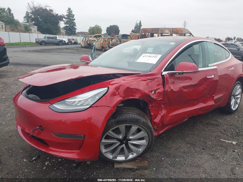 2018 Tesla Model 3 Long Range/Mid Range VIN: 5YJ3E1EA7JF061659 Lot: 43756292