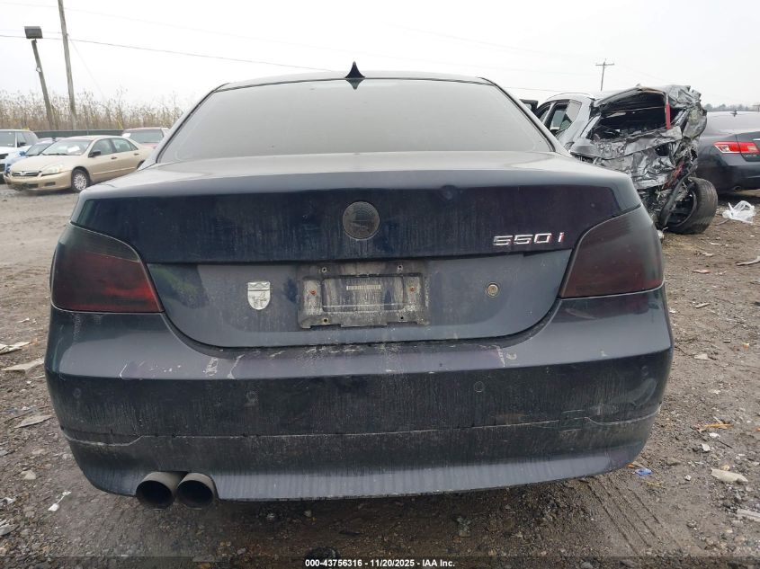 2007 BMW 550I VIN: WBANB53577CN93690 Lot: 43756316